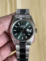 VS Factory Rolex Datejust 36mm Sunburst Green Dial Smooth Bezel Oyster Bracelet (126200) 1:1 Super Clone – DD3235 Movement – Bild 2