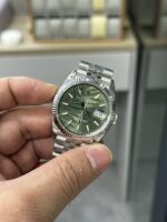 VS Factory Rolex Datejust 36mm Olive Green Palm Motif Dial Jubilee Bracelet (126234) 1:1 Super Clone – DD3235 Movement – Bild 4