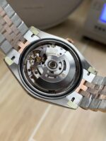 VS Factory Rolex Datejust 41mm Two-Tone Rose Gold Slate Black Fluted Motif Dial Jubilee Bracelet (126331) 1:1 Super Clone – DD3235 Movement – Bild 8