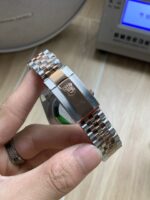 VS Factory Rolex Datejust 41mm Two-Tone Rose Gold Slate Black Fluted Motif Dial Jubilee Bracelet (126331) 1:1 Super Clone – DD3235 Movement – Bild 7