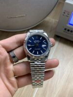 VS Factory Rolex Datejust 41mm Blue Fluted Motif Dial Fluted Bezel Jubilee Bracelet (126334) 1:1 Super Clone – DD3235 Movement – Bild 2