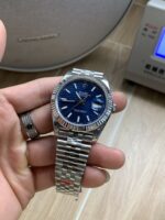 VS Factory Rolex Datejust 41mm Blue Fluted Motif Dial Fluted Bezel Jubilee Bracelet (126334) 1:1 Super Clone – DD3235 Movement – Bild 3