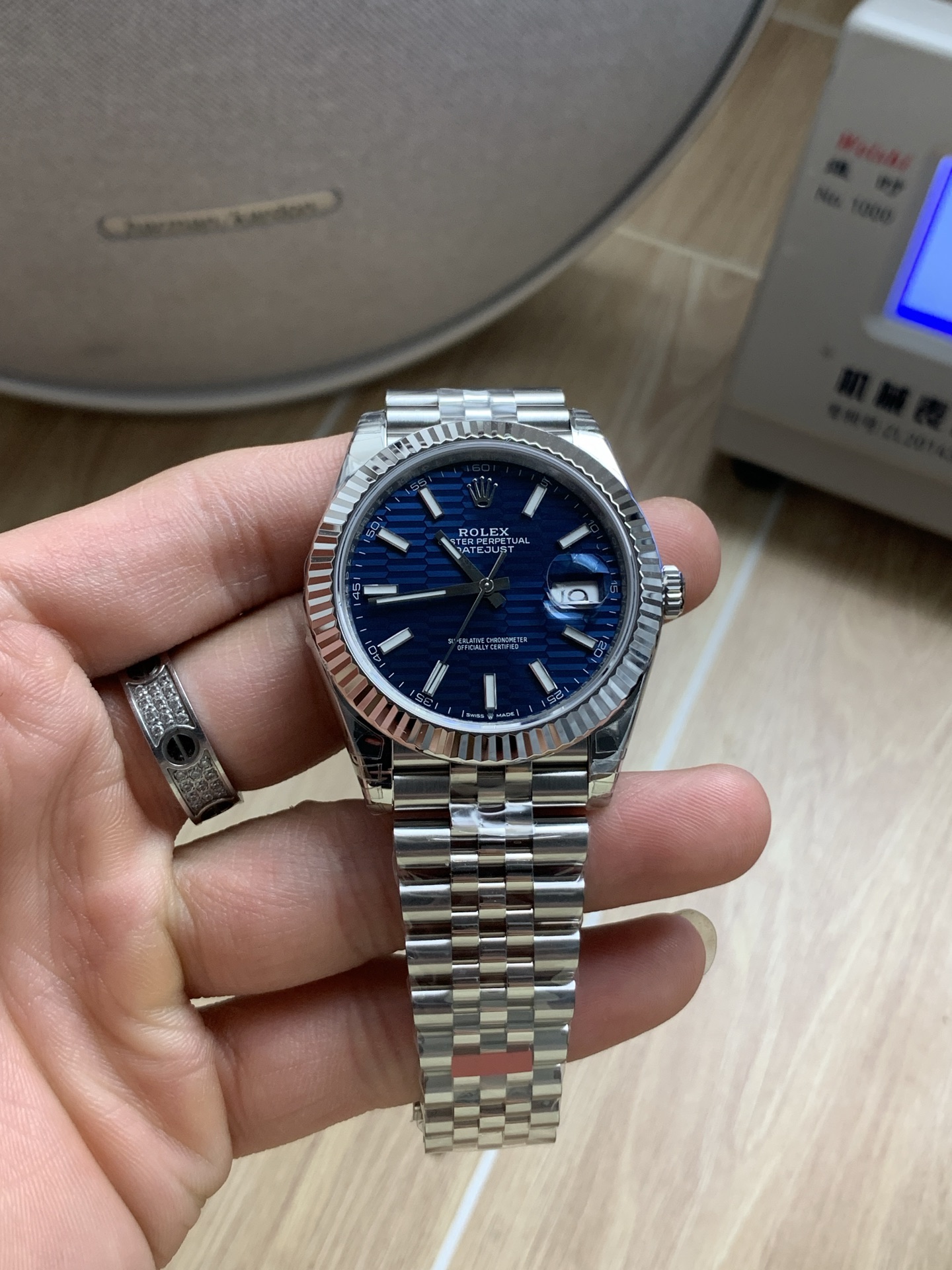 VS Factory Rolex Datejust 41mm Blue Fluted Motif Dial Fluted Bezel Jubilee Bracelet (126334) 1:1 Super Clone – DD3235 Movement