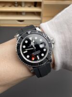 VS Factory Rolex Yacht-Master 42mm White Gold Black Dial Ceramic Bezel Oysterflex Strap (226659) 1:1 Super Clone – DD3235 Movement – Bild 4