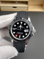 VS Factory Rolex Yacht-Master 42mm White Gold Black Dial Ceramic Bezel Oysterflex Strap (226659) 1:1 Super Clone – DD3235 Movement – Bild 3