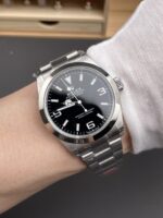 VS Factory Rolex Explorer 40mm Black “3-6-9” Dial Smooth Bezel Oyster Bracelet (224270) 1:1 Super Clone – DD3230 Movement – Bild 3