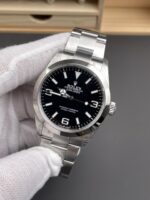 VS Factory Rolex Explorer 40mm Black “3-6-9” Dial Smooth Bezel Oyster Bracelet (224270) 1:1 Super Clone – DD3230 Movement – Bild 4