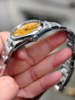 VS Factory Rolex Oyster Perpetual 36mm Yellow Dial Smooth Bezel Oyster Bracelet (126000) 1:1 Super Clone – DD3230 Movement – Bild 5