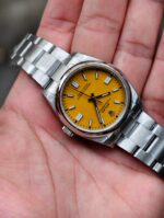 VS Factory Rolex Oyster Perpetual 36mm Yellow Dial Smooth Bezel Oyster Bracelet (126000) 1:1 Super Clone – DD3230 Movement – Bild 3