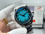 VS Factory Omega Seamaster Aqua Terra 150M 41mm Gradient Turquoise Dial (220.10.41.21.03.006) 1:1 Super Clone – DD8900 Movement – Bild 5