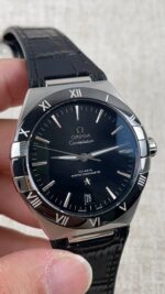 VS Factory Omega Constellation 41mm Steel Black Ceramic Bezel Black Dial (131.33.41.21.01.001) 1:1 Super Clone – DD8900 Movement – Bild 3