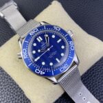 VS Factory Omega Seamaster Diver 300M 42mm James Bond 60th Anniversary Mesh (210.30.42.20.03.002) 1:1 Super Clone – DD8806 Movement – Bild 3