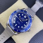 VS Factory Omega Seamaster Diver 300M 42mm James Bond 60th Anniversary Mesh (210.30.42.20.03.002) 1:1 Super Clone – DD8806 Movement – Bild 5