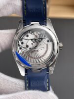 VS Factory Omega Seamaster Aqua Terra 150M 41mm Blue Dial Yellow Accents (220.12.41.21.03.001) 1:1 Super Clone – DD8900 Movement – Bild 7