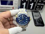 VS Factory Omega Seamaster Diver 300M 42mm Two-Tone Yellow Gold Blue Dial (210.20.42.20.03.001) 1:1 Super Clone -DD8800 Movement – Bild 2