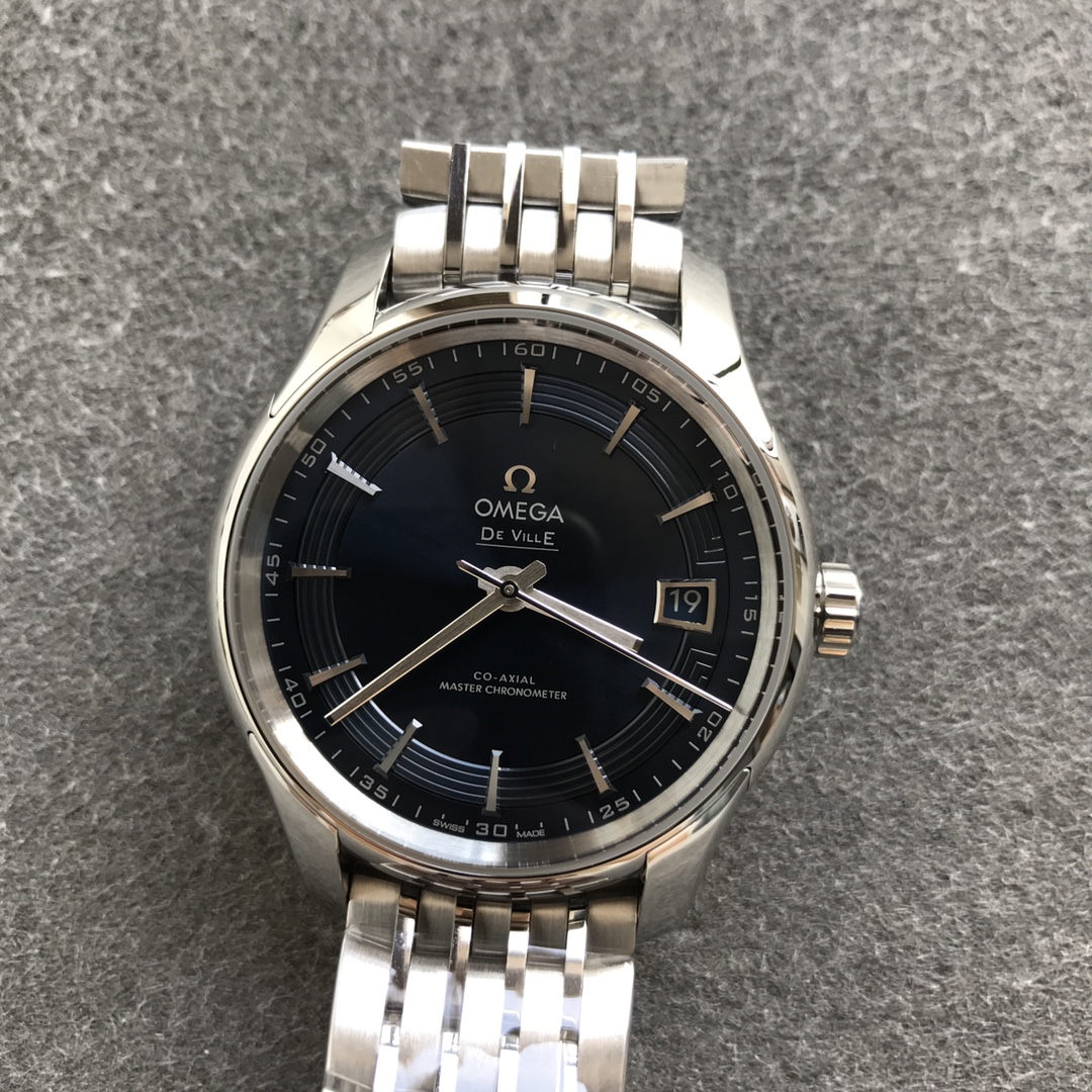 vsf-13952-61852c6ac6-i1609573450_8772_5 VS Factory Omega De Ville Hour Vision 41mm Blue Dial Steel Bracelet (433.10.41.21.03.001) 1:1 Super Clone -DD8900 Movement – Bild 1