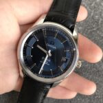 VS Factory Omega De Ville Hour Vision 41mm Blue Dial Black Strap (433.13.41.21.03.001) 1:1 Super Clone – Dandong DD8900 Movement – Bild 4