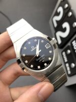 VS Factory Omega Constellation Co-Axial 38mm Black Diamond Dial (123.10.38.21.51.001) 1:1 Super Clone – DD8500 Movement – Bild 3