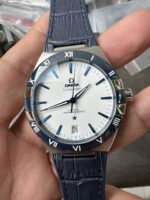 VS Factory Omega Constellation Master Chronometer 41mm White Dial Blue Ceramic Bezel (131.33.41.21.04.001) 1:1 Super Clone – DD8900 Movement – Bild 4