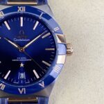VS Factory Omega Constellation Master Chronometer 41mm Two-Tone Sedna Gold Blue Ceramic (131.23.41.21.03.001) 1:1 Super Clone -DD8900 Movement – Bild 4