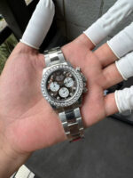 VS Factory Rolex Cosmograph Daytona Black Mother of Pearl (MOP) Diamond Dial & Bezel (116509 Custom) 1:1 Super Clone – DD4130 Movement – Bild 3