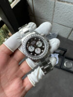 VS Factory Rolex Cosmograph Daytona Black Mother of Pearl (MOP) Diamond Dial & Bezel (116509 Custom) 1:1 Super Clone – DD4130 Movement – Bild 6