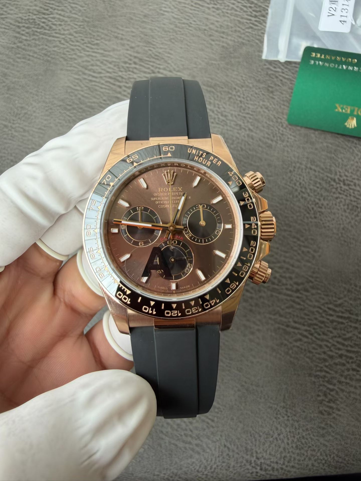 vsf-14275-54544a8287-a1773253637703_7473-1 VS Factory Rolex Daytona 40mm Everose Gold Chocolate Dial(126515LN) 1:1 Super Clone – DD4131 Movement – Bild 1