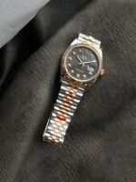 VS Factory Rolex Datejust 36 Two-Tone Everose Gold Slate Fluted Motif Diamond Dial (126231) 1:1 Super Clone – DD3235 Movement – Bild 4