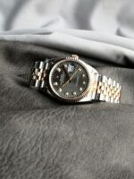 VS Factory Rolex Datejust 36 Two-Tone Everose Gold Slate Fluted Motif Diamond Dial (126231) 1:1 Super Clone – DD3235 Movement – Bild 3