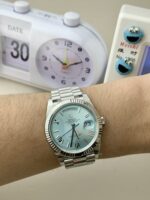 VS Factory Rolex Day-Date 40 Platinum Ice Blue Dial (228236) 1:1 Super Clone – DD3255 Movement – Bild 7