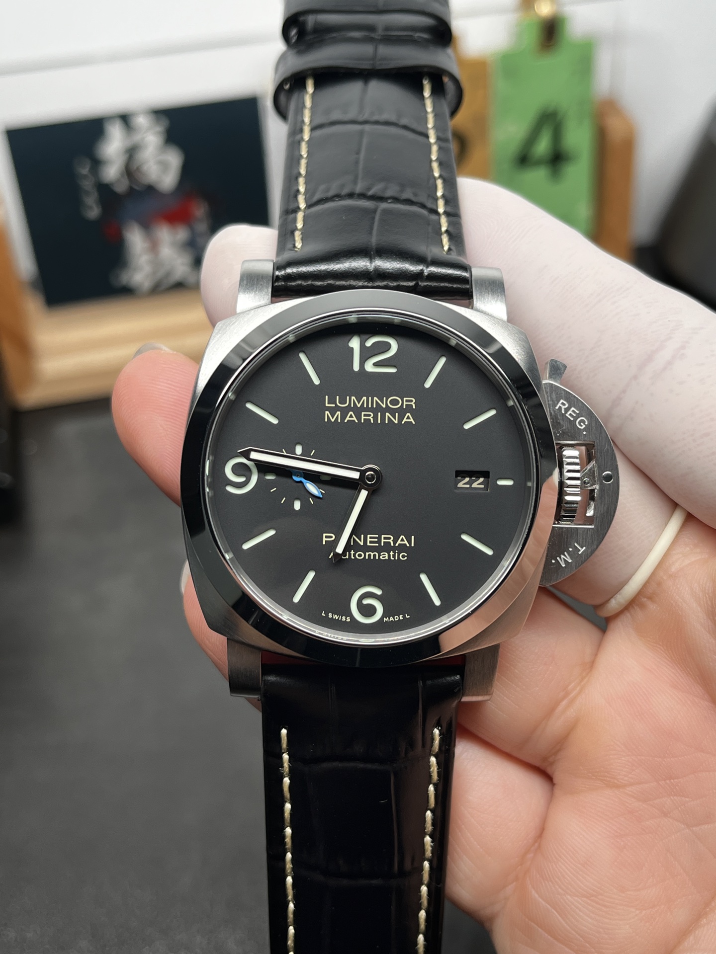 vsf-14677-76cd3d7768-i1774336970741_7418_0_0 VS Factory Panerai Luminor Marina 44mm Black Dial PAM01312 (PAM 1312) 1:1 Super Clone – DDP.9010 Movement – Bild 1