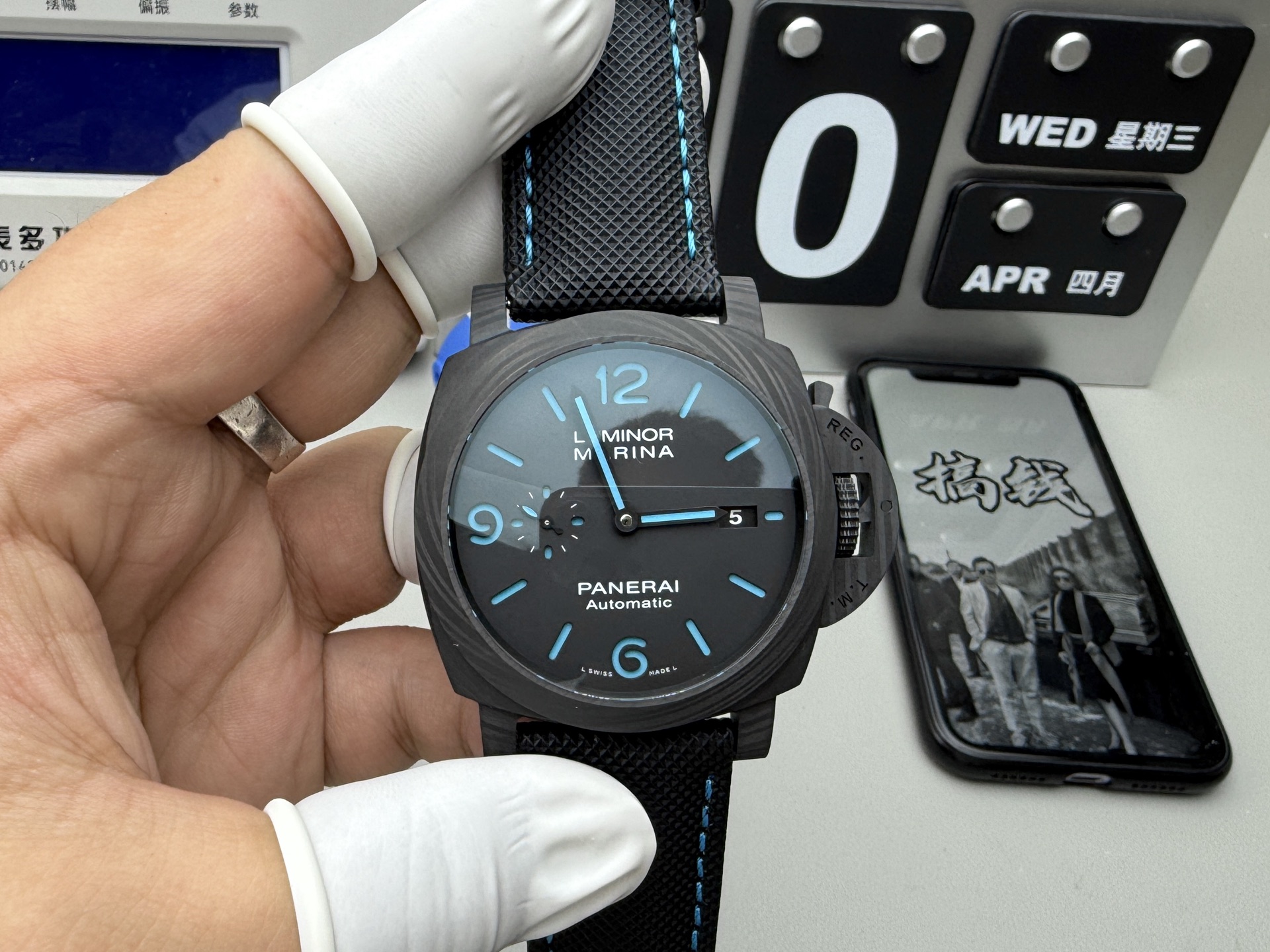 vsf-14774-506e959cea-i1745920307619_3021_0_0-1 VS Factory Panerai Luminor Marina Carbotech 44mm PAM01661 1:1 Super Clone – DDP.9010 Movement – Bild 1