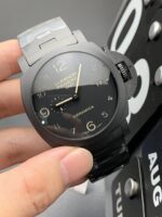VS Factory Panerai Luminor 1950 “Tuttonero” GMT 44mm PAM00438 1:1 Super Clone – DDP.9001/B Movement – Bild 3