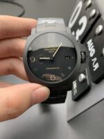 VS Factory Panerai Luminor 1950 “Tuttonero” GMT 44mm PAM00438 1:1 Super Clone – DDP.9001/B Movement – Bild 2