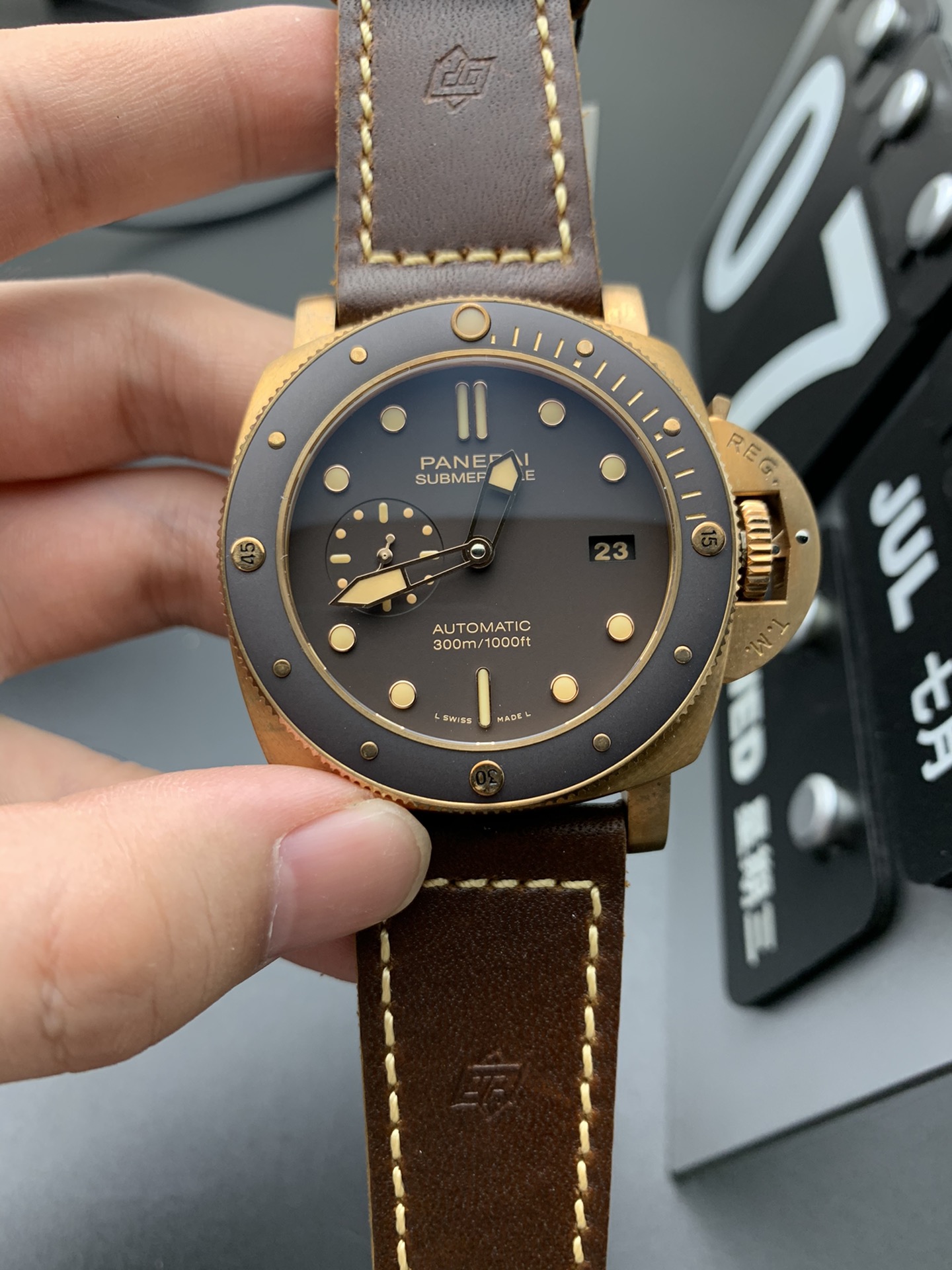 vsf-15278-6bdae24ab3-i1625636876_8678_0-1 VS Factory Panerai Submersible Bronzo 47mm PAM00968 1:1 Super Clone – DDP.9010 Movement – Bild 1
