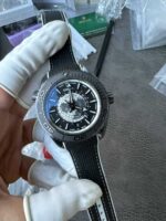 VS Factory Omega Seamaster Planet Ocean 600M Worldtimer “Stealth Black” Custom （220.92.43.22.99.001）1:1 Super Clone – DD Caliber 8938 – Bild 4