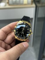 VS Factory Omega Constellation 41mm Yellow Gold Black Ceramic (131.63.41.21.01.001) 1:1 Super Clone – DD8900 Movement – Bild 4