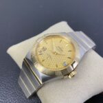 VS Factory Omega Constellation 38mm Two-Tone Yellow Gold Textured Dial (123.20.38.21.08.001) 1:1 Super Clone – DD8500 Movement – Bild 7
