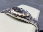 VS Factory Rolex Datejust 36mm Slate Fluted Motif Dial Fluted Bezel Two-Tone Rose Gold Jubilee Bracelet (126231) 1:1 Super Clone – DD3235 Movement – Bild 6