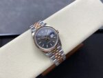 VS Factory Rolex Datejust 36mm Slate Fluted Motif Dial Fluted Bezel Two-Tone Rose Gold Jubilee Bracelet (126231) 1:1 Super Clone – DD3235 Movement – Bild 5