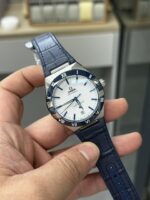 VS Factory Omega Constellation 41mm White Dial Blue Ceramic Bezel Blue Leather Strap (131.33.41.21.04.001) 1:1 Super Clone – DD8900 Movement – Bild 3