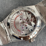 VS Factory Omega Constellation 38mm Black Sunburst Dial Steel Bezel Stainless Steel Bracelet (123.10.38.21.01.001) 1:1 Super Clone – DD8500 Movement – Bild 8