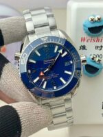 VS Factory Omega Seamaster Planet Ocean 600M GMT Blue Dial (215.30.44.22.03.001) 1:1 Super Clone – DD8906 Movement – Bild 3