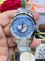 VS Factory Omega Seamaster Aqua Terra 150M Worldtimer 43mm “Summer Blue” 75th Anniversary (220.10.43.22.03.002) 1:1 Super Clone -DD8938 Movement – Bild 5