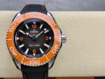VS Factory Omega Seamaster Ultra Deep 45.5mm Orange Bezel Grey Dial (215.32.46.21.06.001) 1:1 Super Clone – DD8912 Movement – Bild 2
