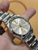 VS Factory Rolex Oyster Perpetual 36 Silver Dial Smooth Bezel Oyster Bracelet (126000) 1:1 Super Clone – DD3230 Movement – Bild 6