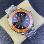VS Factory Omega Seamaster Ultra Deep 45.5mm Orange Bezel Grey Dial (215.30.46.21.06.001) 1:1 Super Clone – DD8912 Movement – Bild 4