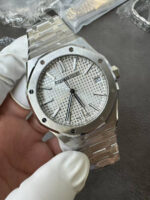 VS Factory Audemars Piguet Royal Oak 41mm Silver Dial (15510ST) 1:1 Super Clone – DD4302 Movement – Bild 5