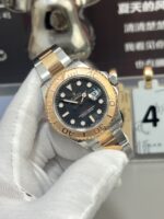 VS Factory Rolex Yacht-Master 44mm Black Dial Rosegold Bezel Two-Tone Rose Gold Oyster Bracelet(126621) 1:1 Super Clone – DD3235 Movement – Bild 3