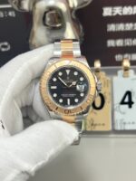 VS Factory Rolex Yacht-Master 44mm Black Dial Rosegold Bezel Two-Tone Rose Gold Oyster Bracelet(126621) 1:1 Super Clone – DD3235 Movement